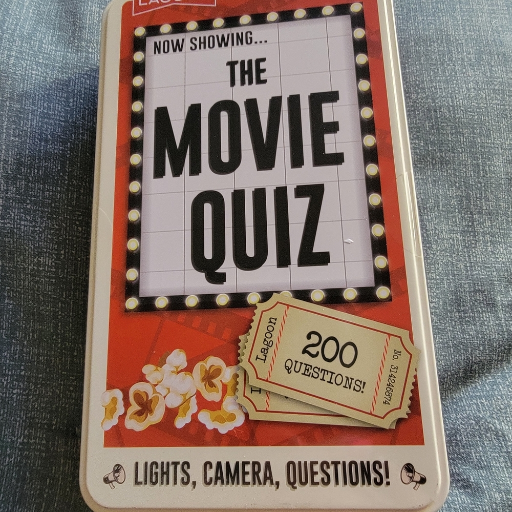 New in box Game The Movie Quiz Ages 8 and older.